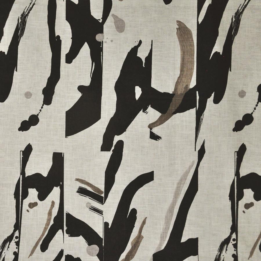 Painterly # 204 Stucco by Maxwell Designer Fabric Define 50% COTTON/50% LINEN TURKEY V-35"H-27" 54" - Swanky Fabrics -