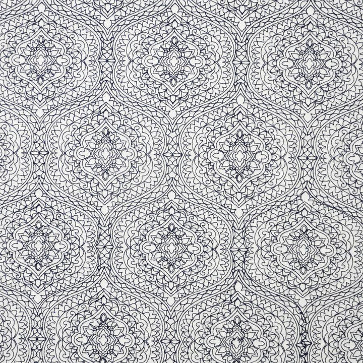 Porto # 846 Marine by Maxwell Designer Fabric Color Theory-Vol.Vi Odyssey 80% POLYESTER/20% COTTON INDIA V-12.5"H-8.75" 54" - Swanky Fabrics -