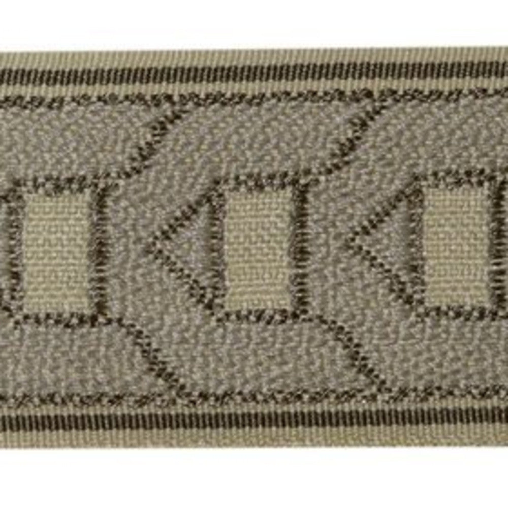 Pantheon Sand by Europatex Designer Fabric Tapes Decor 100% Polyester 2.00 inches - Swanky Fabrics -