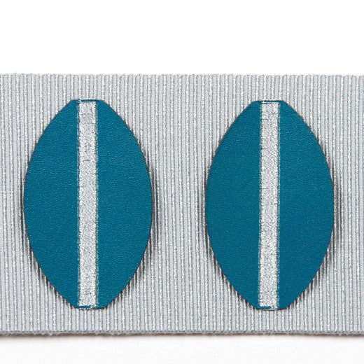 Paros - Aqua by Europatex Designer Fabric Kos & Paros 55% Faux Leather / 22% Fibranne / 12% Metallic yarn / 10% Rayon / 1% Polyester China See Sample Horizontal: N/A and Vertical: N/A 3.00 inches  - Swanky Fabrics -