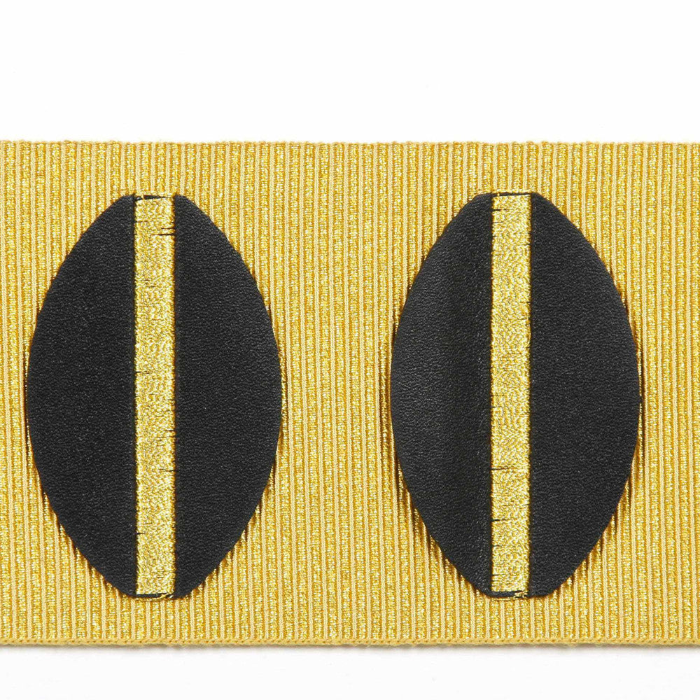 Paros Mustard by Europatex Designer Fabric Kos & Paros 55% Faux Leather, 23% Rayon, 21% Fibranne, 1% Polyester 3.00 inches - Swanky Fabrics -