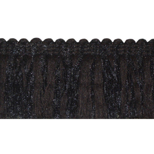 Patio - Black by Europatex Designer Fabric Veranda Collection 55% Acrylic / 45% Polyester China See Sample Horizontal: N/A and Vertical: N/A 2.00 inches  - Swanky Fabrics -