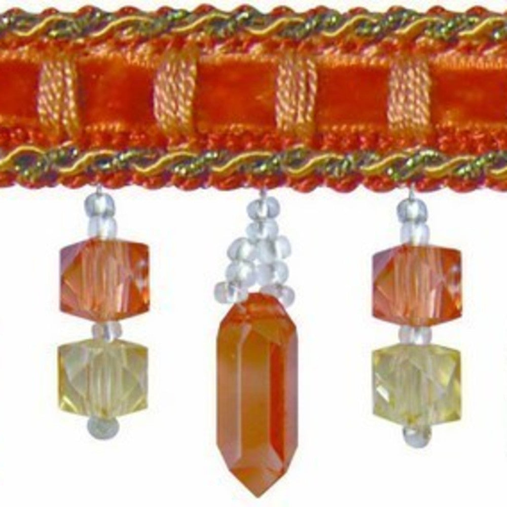 Pemberton Sunset by Europatex Designer Fabric Castle 82% Acrylic, 14% Polyester, 4% Cotton 1.25 inches - Swanky Fabrics -