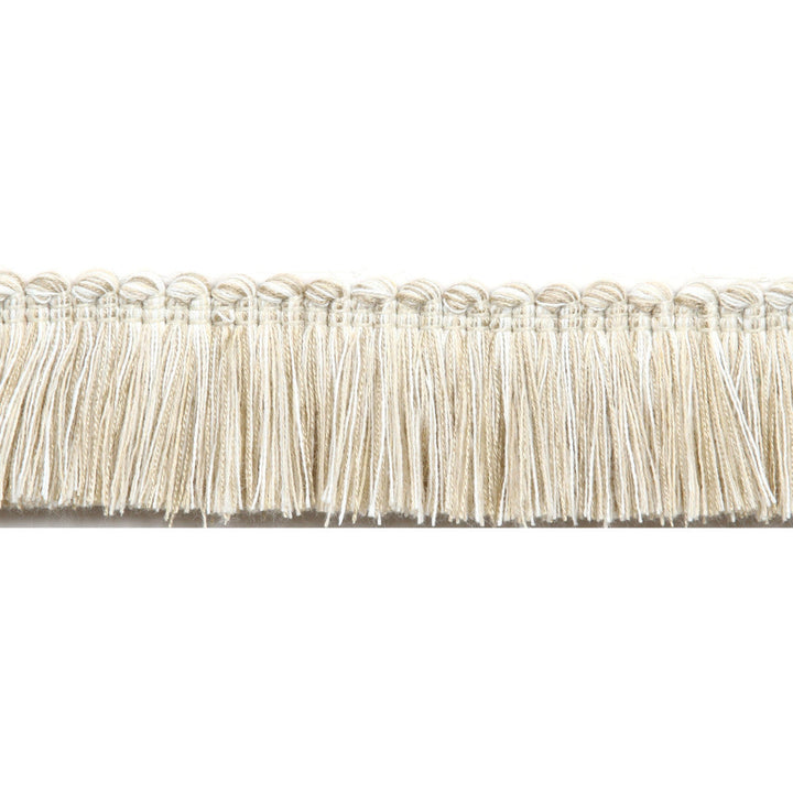 Pergola Brushed Fringe Nougat by Europatex Designer Fabric Pergola 100% Solution Dyed Acrylic 1.50 inches - Swanky Fabrics -
