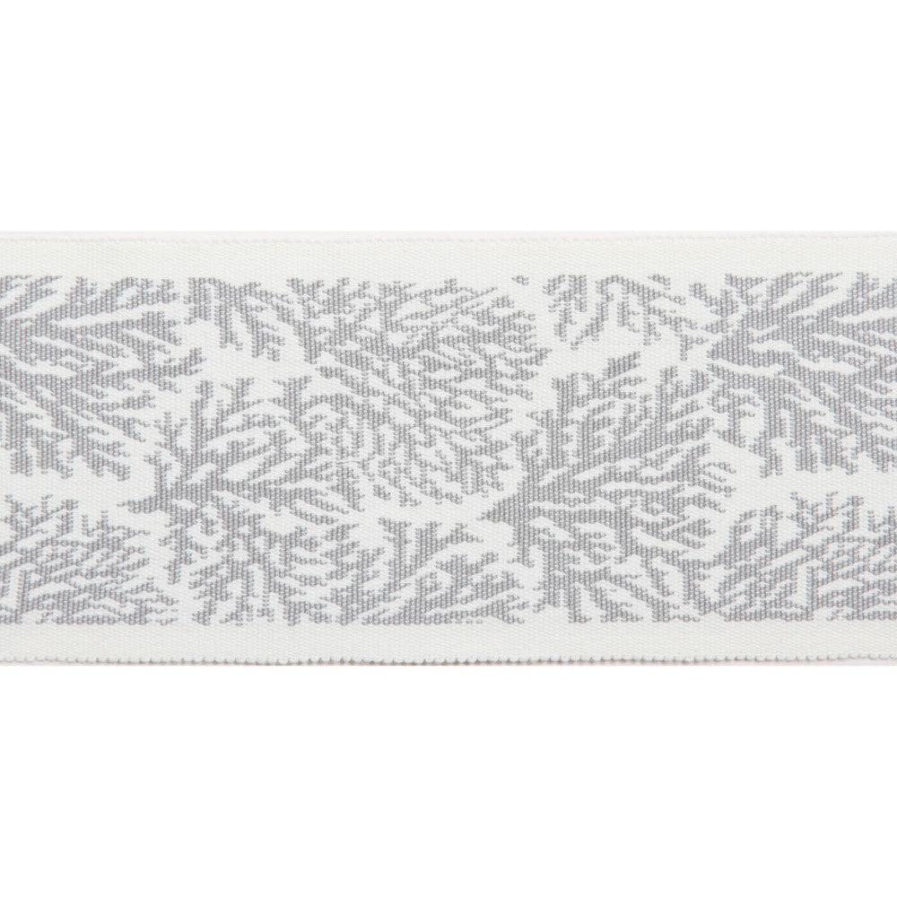 Pergola Coral Tape Gray by Europatex Designer Fabric Pergola 100% Solution Dyed Acrylic 3.25 inches - Swanky Fabrics -