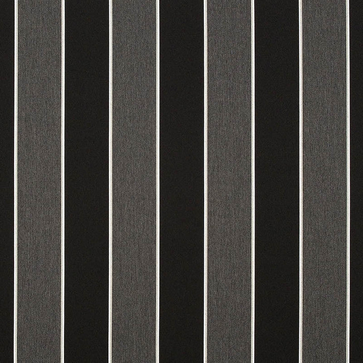 56075 Peyton Granite by Sunbrella Designer Fabric Cushion Furniture Drapery Fabrics > Sunbrella Stripes 100% Acrylic USA or Imported 6.81" 54" - Swanky Fabrics -