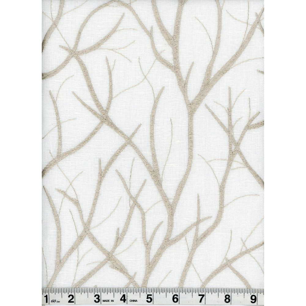 Pinehurst Taupe by Heritage Designer Fabric - 100% Cotton USA or Imported Horizontal: 0.5" and Vertical: 55" - Swanky Fabrics -