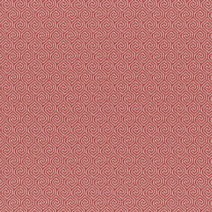Quintero # 510 Coral by Maxwell Designer Fabric Colorguard-Nectar 83% POLYESTER/17% COTTON INDIA V-2" H-1.3" 55.5" - Swanky Fabrics -