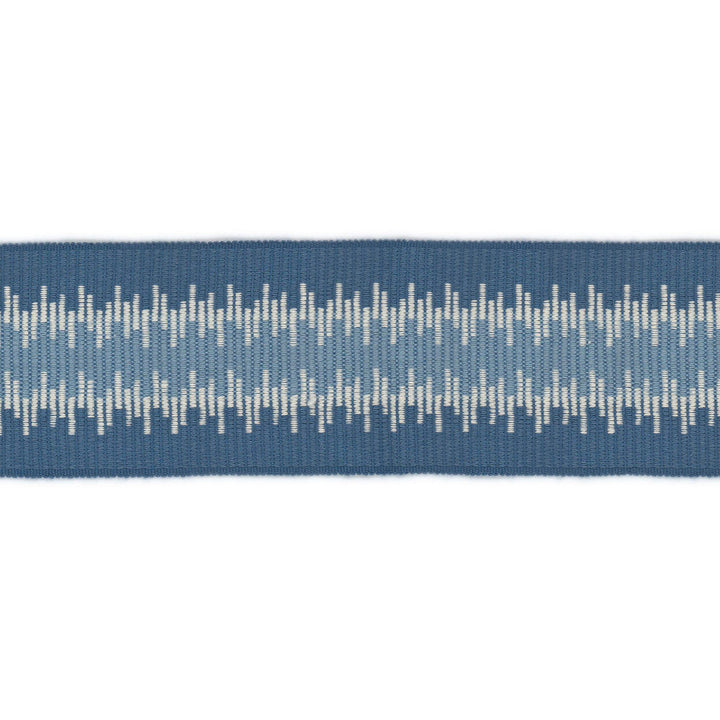 Quarry Tape 2 Denim by Stout Trim Stout Trim Quarry Tape 2 DenimTrim NEW TRADITIONS TRIM 59%LIN 41%SVI CHINA </p><p>Repeat: H: 1.500, V: 0.000 2.5 in - Fabric Carolina -