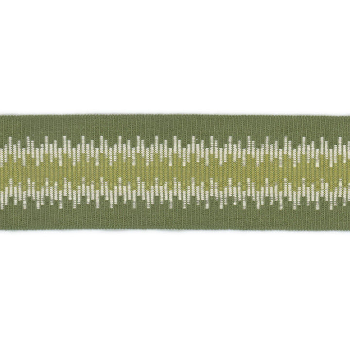 Quarry Tape 3 Avocado by Stout Trim Stout Trim Quarry Tape 3 AvocadoTrim NEW TRADITIONS TRIM 59%LIN 41%SVI CHINA </p><p>Repeat: H: 1.500, V: 0.000 2.5 in - Fabric Carolina -