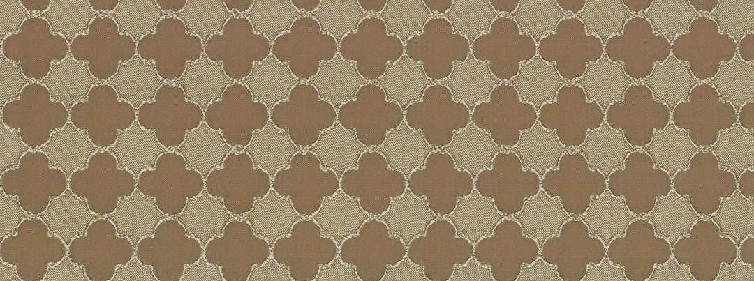 Quatrefoil 199 Latte by Covington Designer Fabric