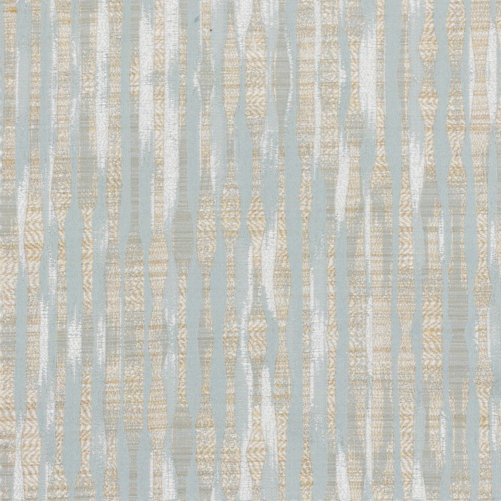 Quebec 2 Teal by Stout Designer Fabric COLOR MY WINDOW AQUA/HARBOR 100%POL INDIA Horizontal: 9.250 and Vertical: 7.875 54 in - Swanky Fabrics -