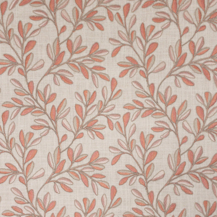 Quincy 1 Tangerine by Stout Fabric Stout Fabric Quincy 1 TangerineFabric RAINBOW LIBRARY CAMELLIA/CLAY 100%POL %BEMB INDIA </p><p>Repeat: H: 10.375, V: 9.375 52 in - Fabric Carolina -