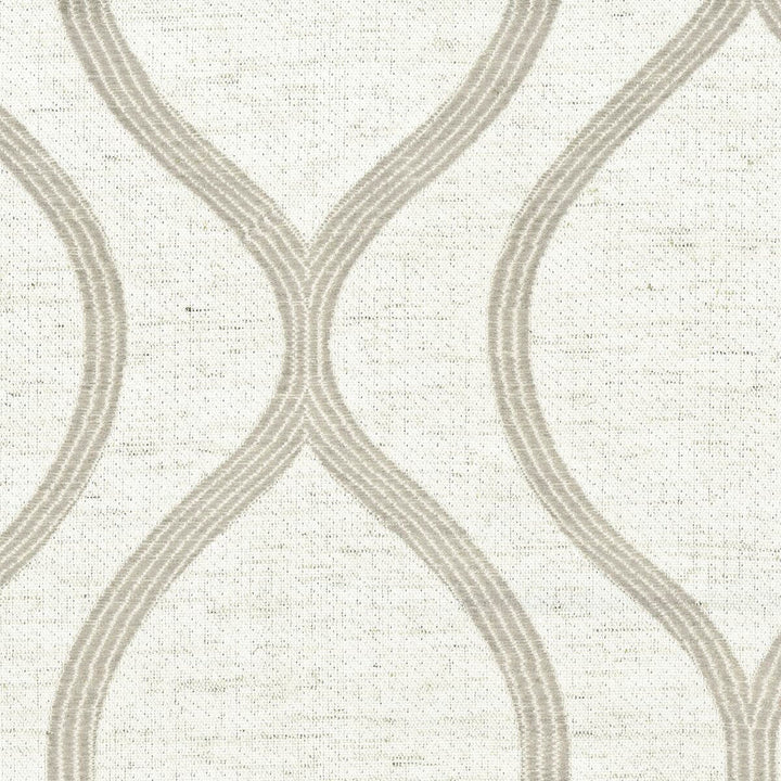 Quirk 1 Dove by Stout Designer Fabric COLOR MY WINDOW GREY/CINDER 100%POL CHINA Horizontal: 7.5 and Vertical: 7 56 in - Swanky Fabrics -