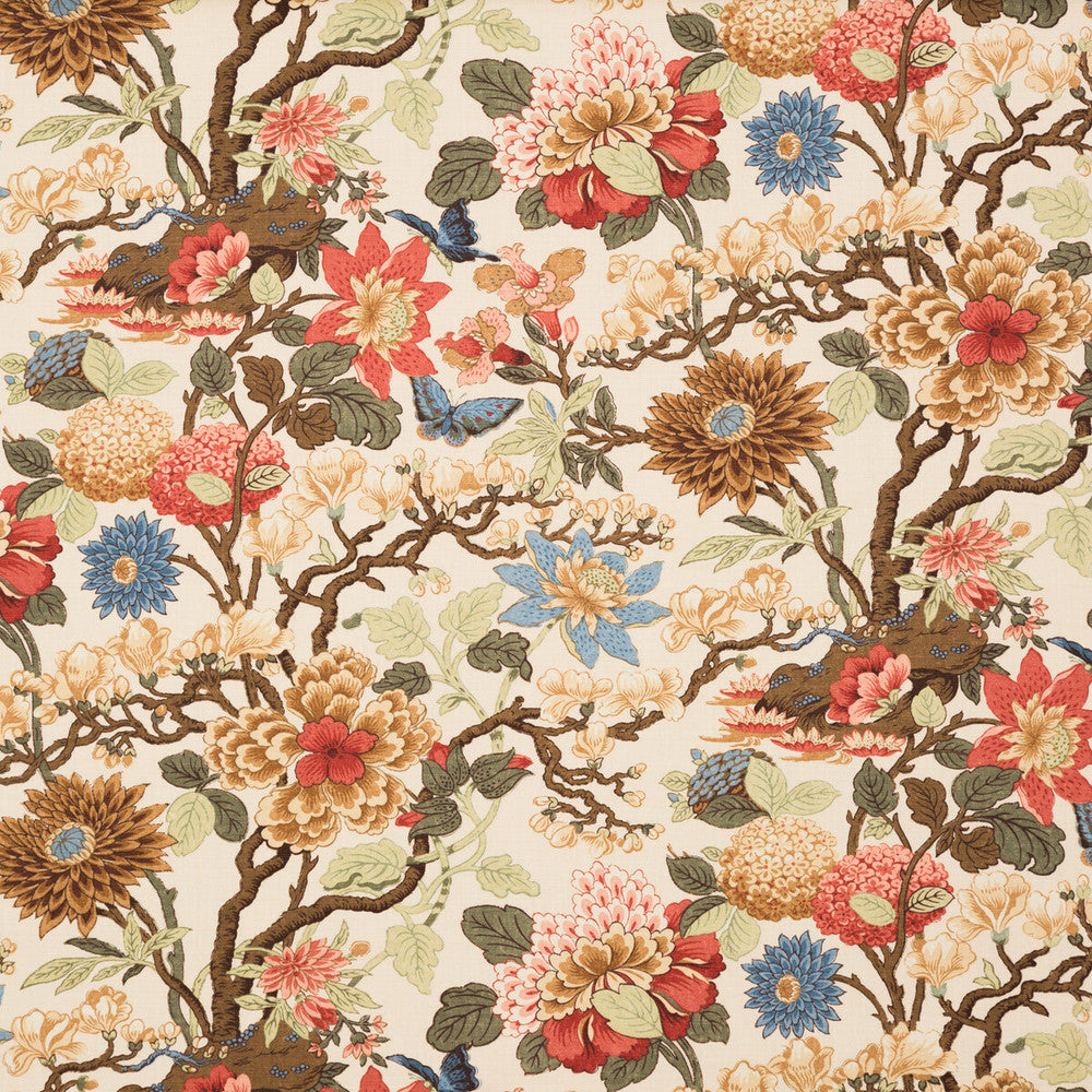 Magnolia Biscuit/Sand by G P & J Baker Designer Fabric BAKER ORIGINALS LINEN - 100% United Kingdom LIGHT Horizontal: and Vertical: 36.248 53.978 - Swanky Fabrics -