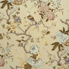 G P & J Baker Fabric Oriental Bird Olive/Stone
