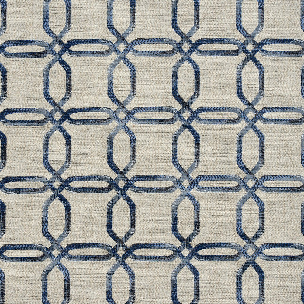 R140 Cobalt by Charlotte Designer Fabric Ring Book Page #24B 100% Woven Polyester Asia Exceeds 70,000 Wyzenbeek Rubs (Heavy Duty) </p><p>Repeat: Horizontal: 3.5" x Vertical: 3.25" 54 Inches - Swanky Fabrics -