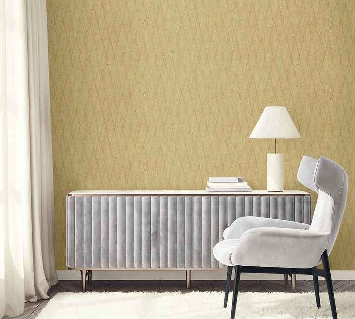 Sun Woven Honey RA41204 by Seabrook Designs Designer Wallpaper