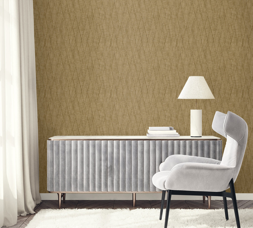 Sun Woven Camel RA41215 by Seabrook Designs Designer Wallpaper
