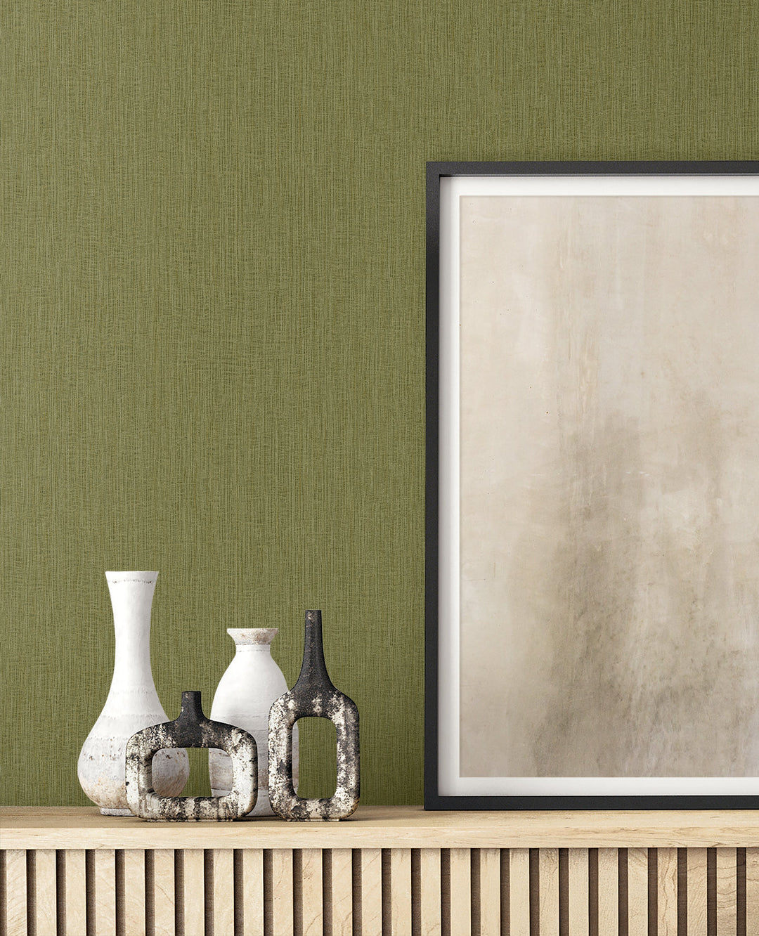 Natural Tether Moss RA41516 by Seabrook Designs Designer Wallpaper