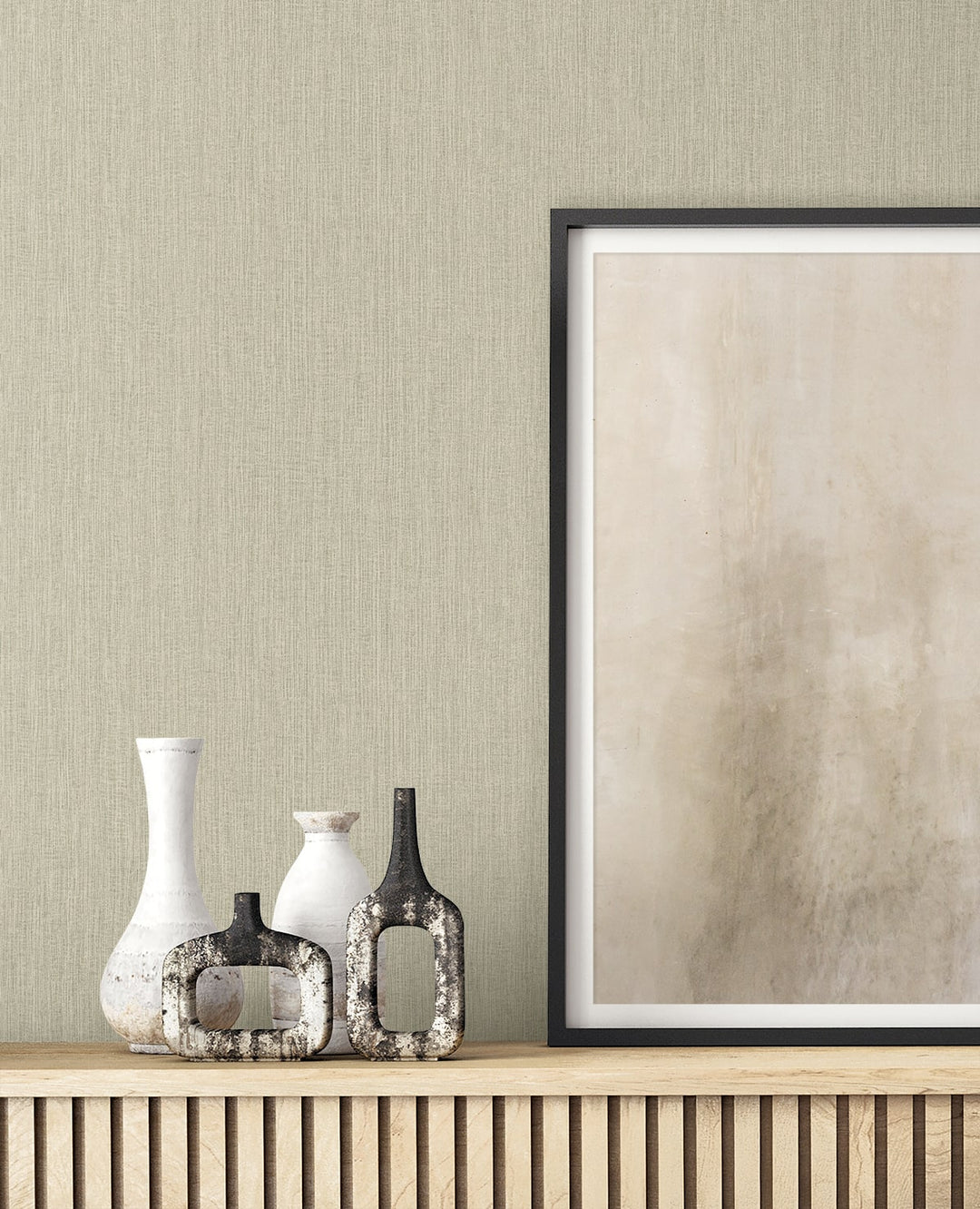 Natural Tether Seashell RA41522 by Seabrook Designs Designer Wallpaper
