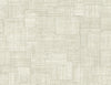 Seabrook Designs Wallpaper Woven Blocks Oyster RA41710