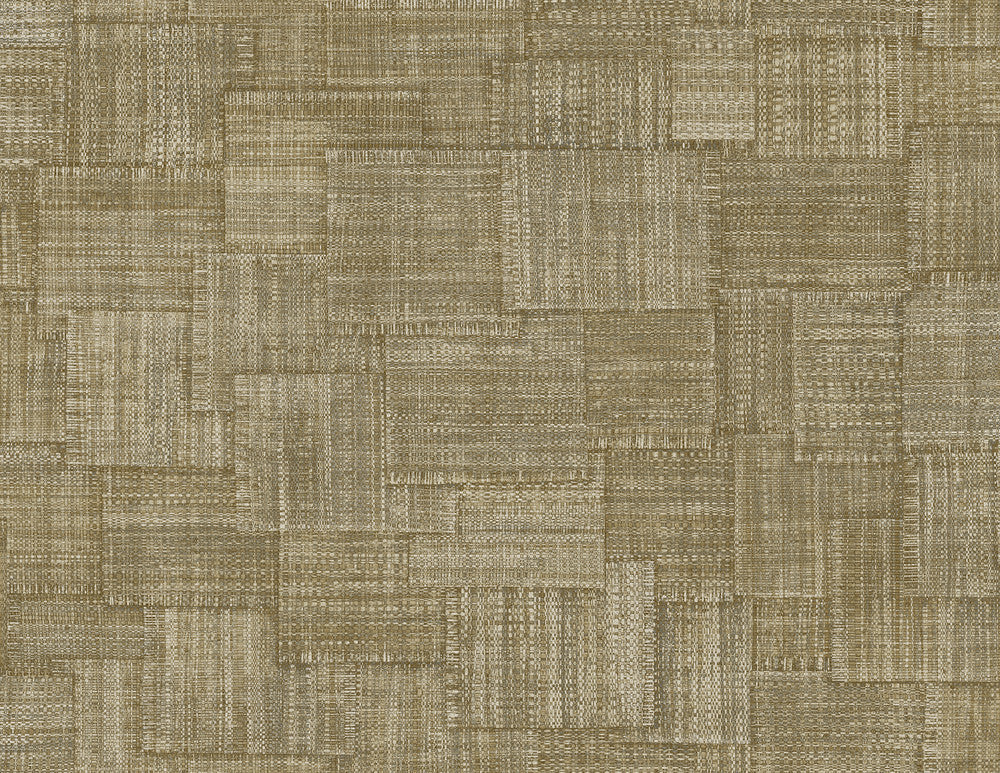 Woven Blocks Burlap RA41712 by Seabrook Designs Designer Wallpaper