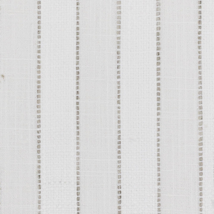 Radcliff 2 Snow by Stout Designer Fabric COMFORTABLE LIVING PLATINUM/SLATE 100%POL INDIA Horizontal: 2.500 and Vertical: 0.000 54 in - Swanky Fabrics -
