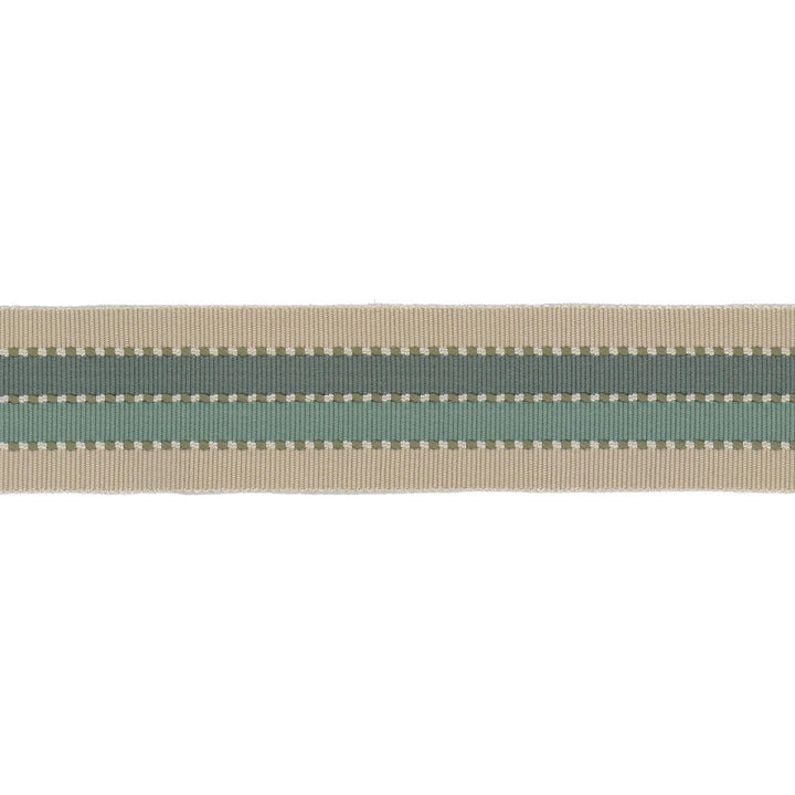 Ramada Tape 7 Seaglass by Stout Trim Stout Trim Ramada Tape 7 SeaglassTrim NEW TRADITIONS TRIM 95%SVI 5%COT CHINA </p><p>Repeat: H: 0.000, V: 0.000 2 in - Fabric Carolina -