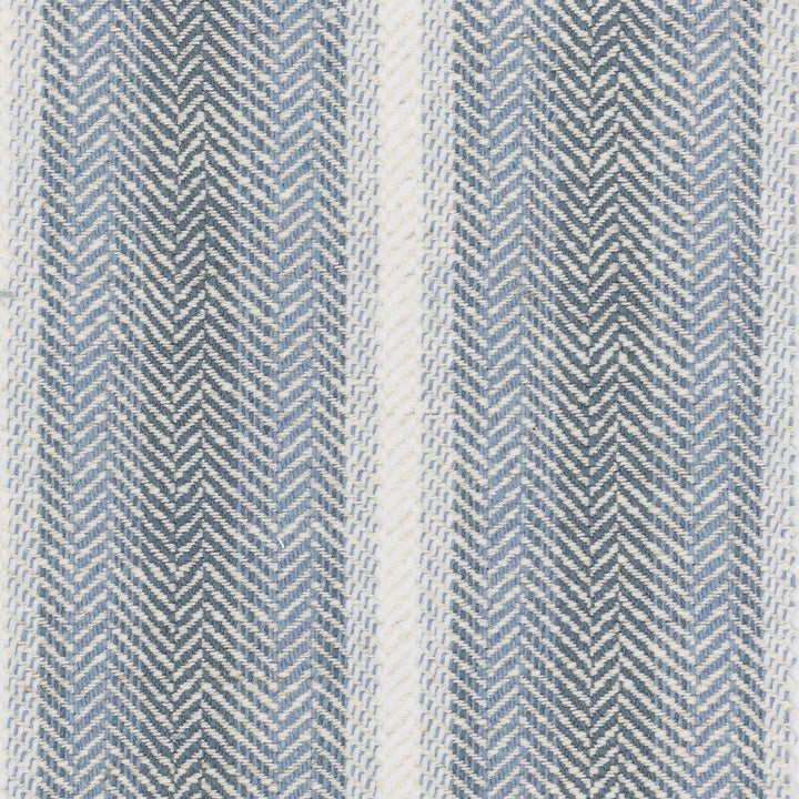 Rambo 4 Moonstone by Stout Designer Fabric JUST STRIPES BLUE/SPRING 59%COT 18%SVI 17%POL 6%LIN USA WYZENBEEK 50 000 DOUBLE RUB WEAR TEST (HEAVY DUTY) Horizontal: 0.000 and Vertical: 3.125 54 in - Swanky Fabrics -