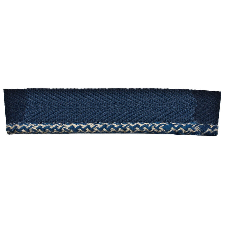 Ranch 5 Navy by Stout Designer Trim TREND ALERT TRIM 43%SVI 34%POL 21%COT 2%NYL CHINA WYZENBEEK 10 000 DOUBLE RUB WEAR TEST (MEDIUM DUTY) Horizontal: 0.000 and Vertical: 0.000 0.13 in - Swanky Fabrics -
