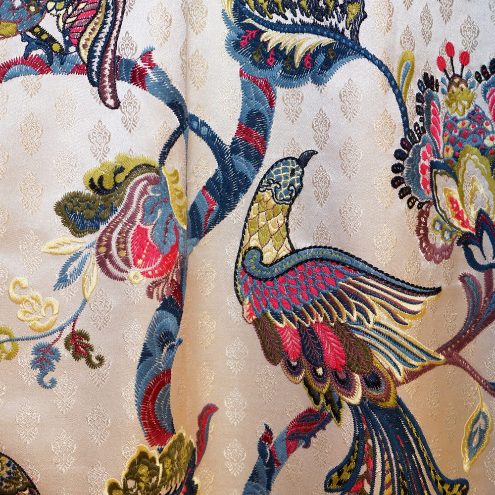 RAVE 67SJ101 by JF Designer Fabric JF Studio 61% Polyester, 39% Viscose India  Horizontal: 25.25 and Vertical: 14.875 52  - Swanky Fabrics -