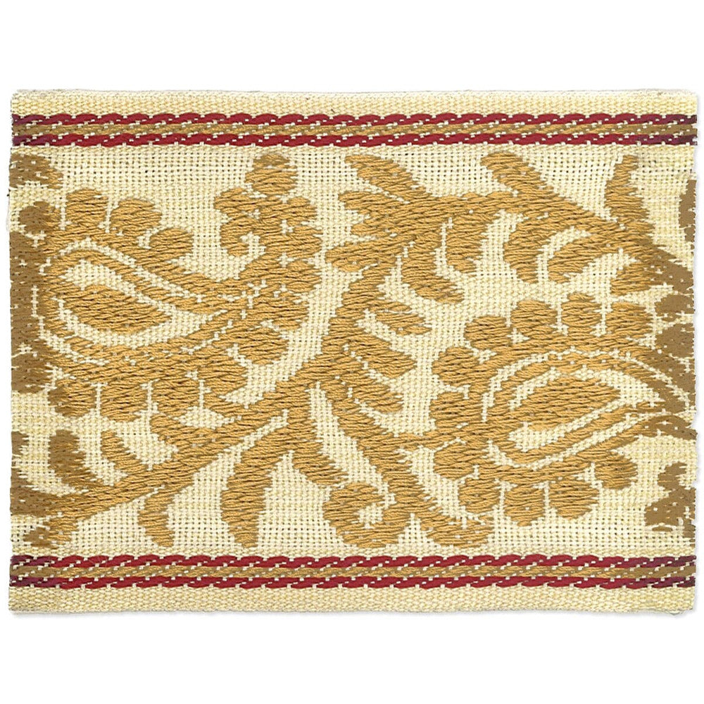 Recite 3 Honey by Stout Designer Trim HARMONY TRIM 58%POL 42%SVI CHINA Horizontal: 0.000 and Vertical: 0.000 3 in - Swanky Fabrics -