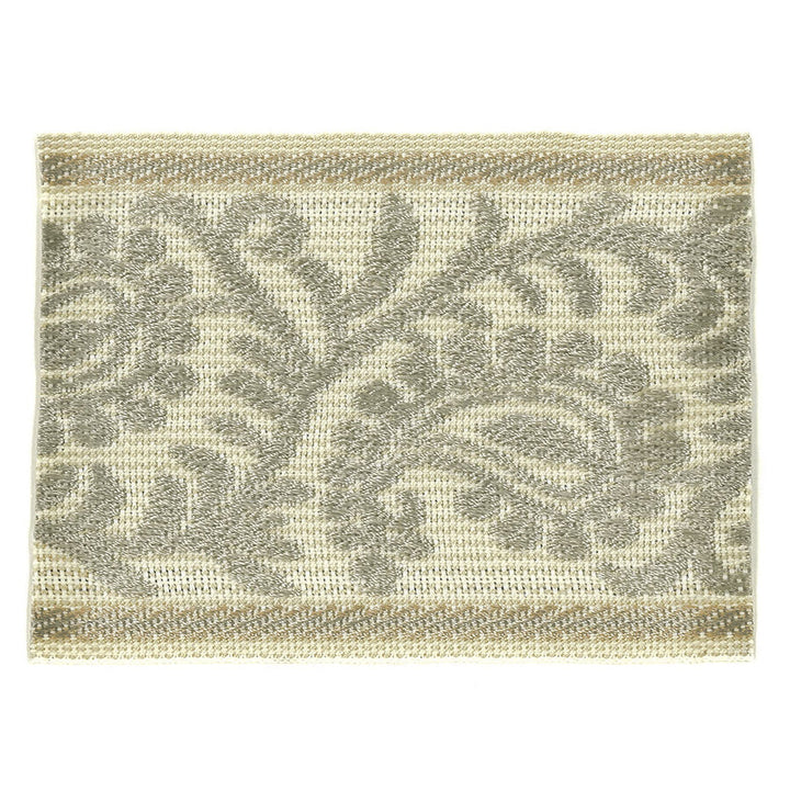 Recite 4 Dove by Stout Designer Trim HARMONY TRIM 58%POL 42%SVI CHINA Horizontal: 0 and Vertical: 0 3 in - Swanky Fabrics -