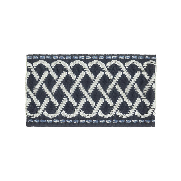 Recreation 3 Denim by Stout Designer Trim METROPOLITAN TRIM 53%POL 47%SVI CHINA WYZENBEEK 40 000 DOUBLE RUB WEAR TEST (HEAVY DUTY) Horizontal: 0.625 and Vertical: 0.000 2 in - Swanky Fabrics -
