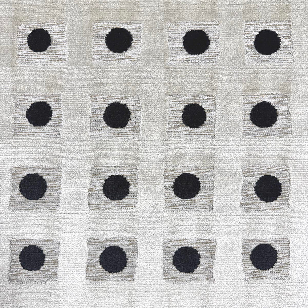 Remy Domino by Magnolia Designer Fabric - 63% Visc, 31% Poly 6% Cot India 30,000 MAR Horizontal: 3 and Vertical: 2.75 54 - Swanky Fabrics -