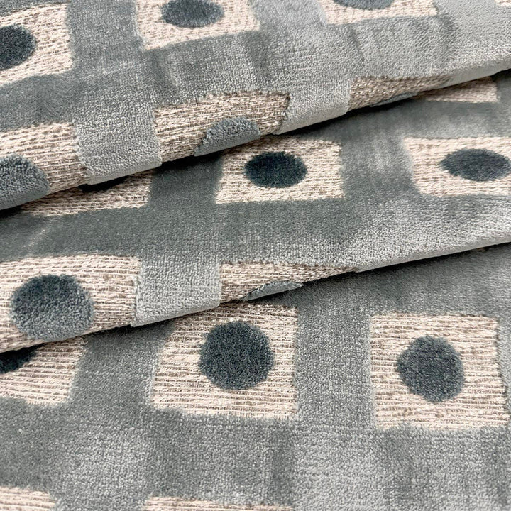 Remy Seaglass by Magnolia Designer Fabric - 63% Visc, 31% Poly 6% Cot India 30,000 MAR Horizontal: 3 and Vertical: 2.75 54 - Swanky Fabrics -