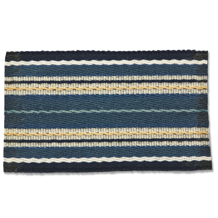 Review 2 Cobalt by Stout Designer Trim NEW WORLD TAPES & BORDERS 100%SVI CHINA Horizontal: 0.000 and Vertical: 0.000 2.12 in - Swanky Fabrics -