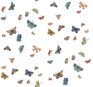 Rifle Paper Co. Wallpaper Butterfly House White