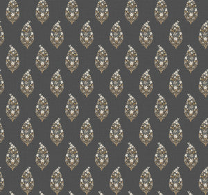 Rifle Paper Co. Wallpaper Paisley Black