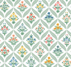 Rifle Paper Co. Wallpaper Estee Garden Sage