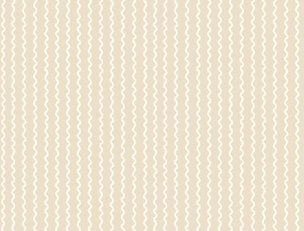 Rickrack Linen Wallpaper by Rifle Paper Co. Designer Rifle Paper Co. 3rd Edition Covers about 60.8 square feet 27-in by 27-ft long roll Unpasted 20.5 - Swanky Fabrics -