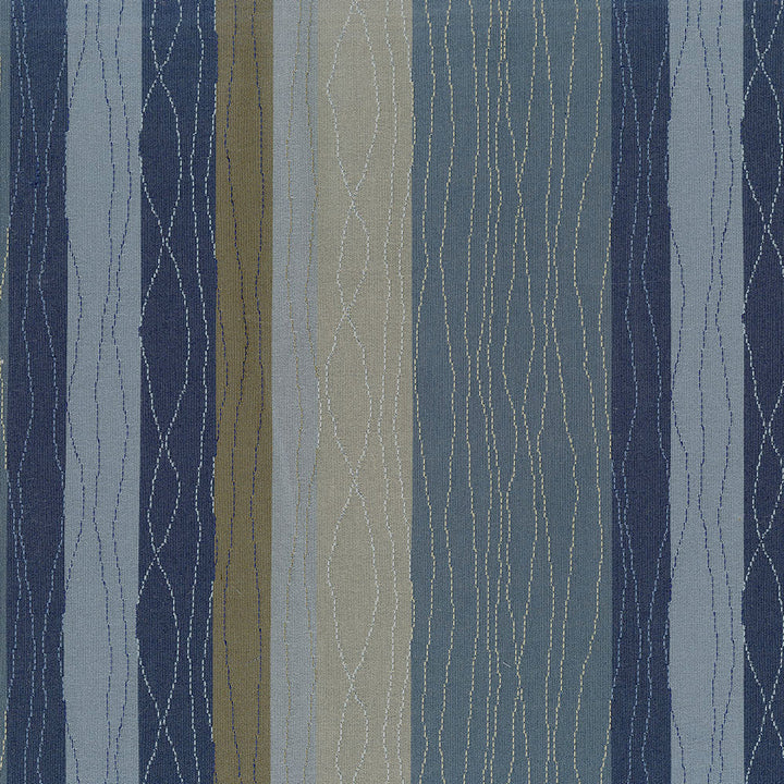 Swoon 308 Indigo by ABBEYSHEA Designer Fabric N/A 100% Polyester Mexico 30,000 Double Rubs </p><p>Repeat: Horizontal: and Vertical: 57" (145 cm) - Swanky Fabrics -