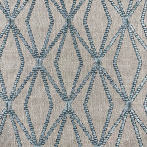 Magnolia Fabric Rhombony Aquamarine