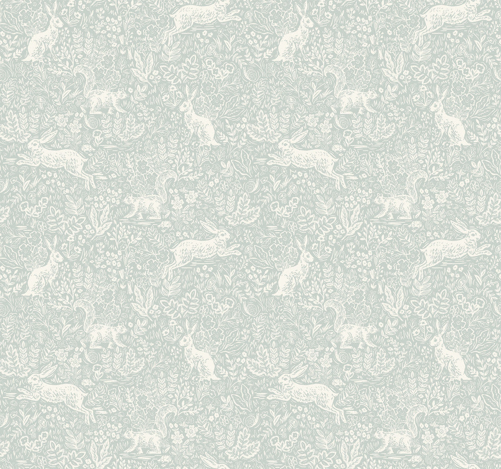 Fable Mineral Wallpaper by Rifle Paper Co. Designer Rifle Paper Co. Covers about 60.8 square feet 27-in by 27-ft long roll Unpasted 25.25 - Swanky Fabrics -