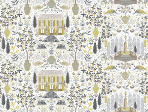 Rifle Paper Co. Wallpaper Camont Linen & Gold