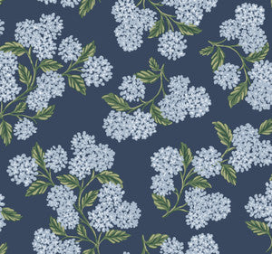 Rifle Paper Co. Wallpaper Hydrangea Navy