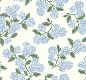 Rifle Paper Co. Wallpaper Hydrangea Blue & White