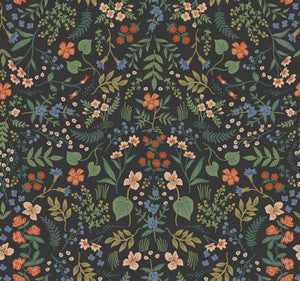 Rifle Paper Co. Wallpaper Wildwood Black Multi