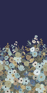 Rifle Paper Co. Wallpaper Garden Party Navy Wall Mural